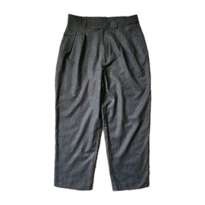 Polo Ralph Lauren Ankle Pants Womens Size 8‎ Gray Wool Tapered Pleated